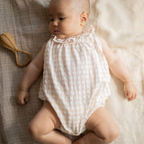 1 + in the Family Newborn CINNIA Striped Romper