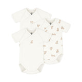 Petit Bateau SS Kimono Bodies 3pcs