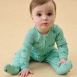Mori Submarine Two Way Zip Up Sleepsuit