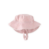 Pehr Seersucker Bucket Hat Anchor Red