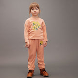 Mini Rodini Alpine Flowers emb Fleece LS Top