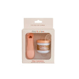Tiny Tummies Napolitan Ice cream jar and spoon set