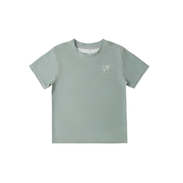 Rylee + Cru SS Rashguard Sea Green