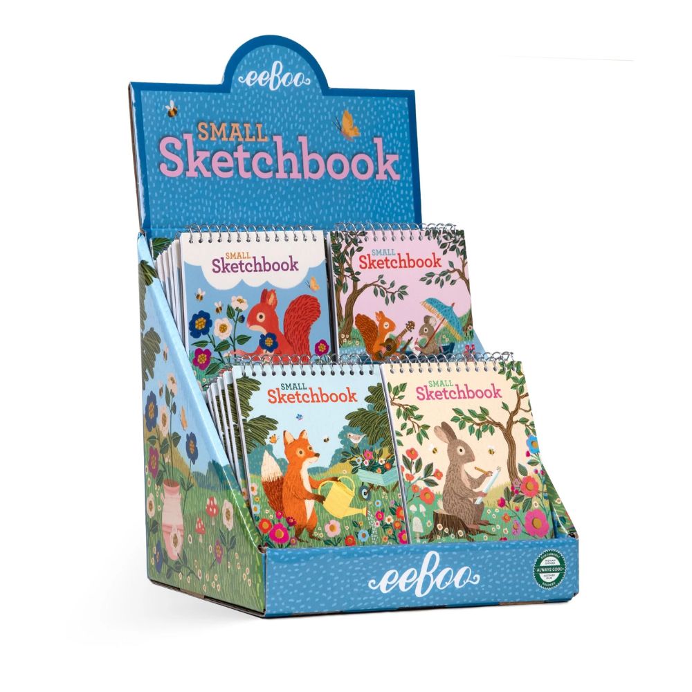 Eeboo Victoria's Garden Small Sketchbook Asst