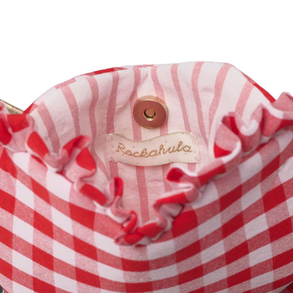 Rockahula Gingham Ruffle Love Heart Bag