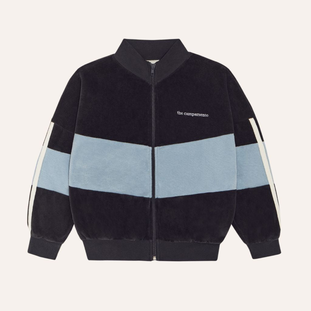 The Campamento Grey Color Block Sweatshirt