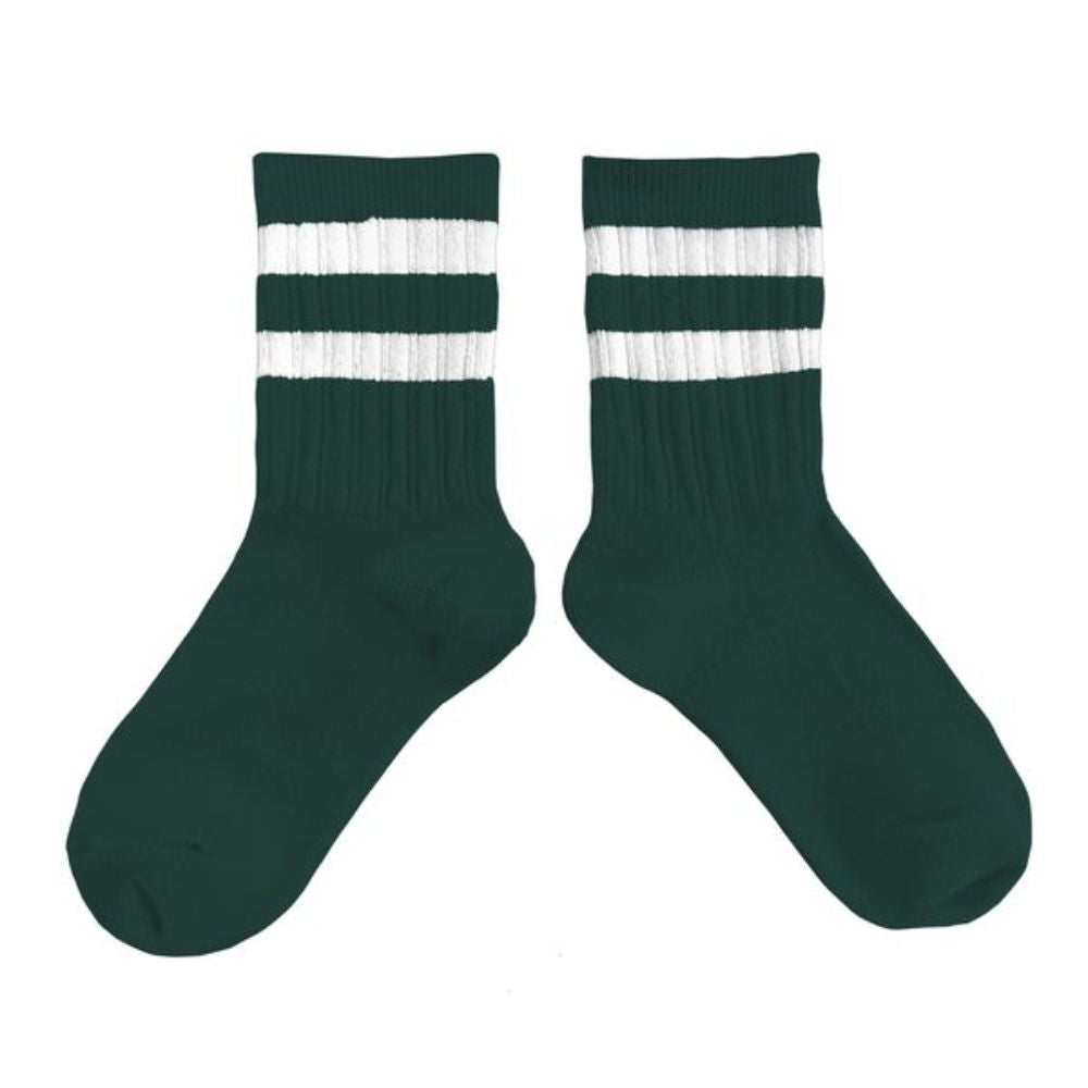 Collegien Nico Ribbed Socks Vert Foret