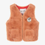Mini Rodini Ritzratz Patch Faux Fur Vest