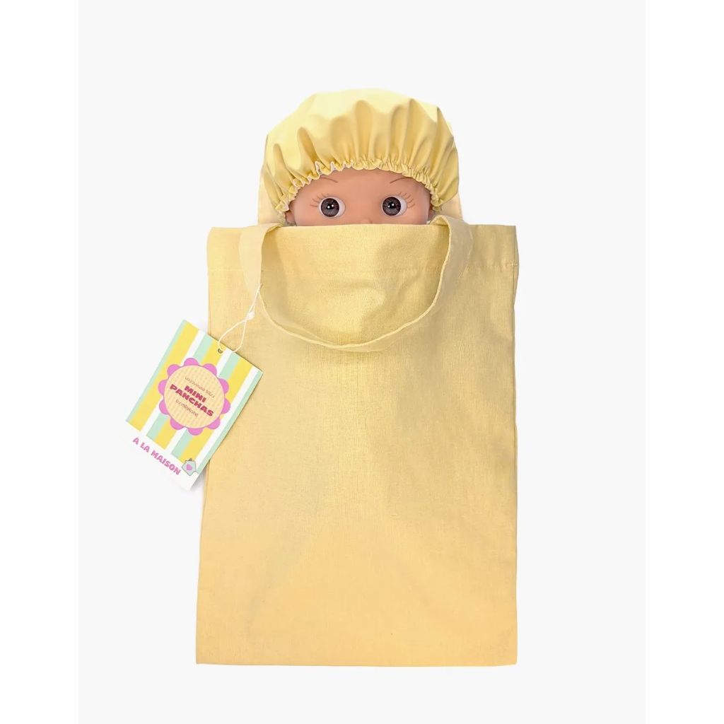 Minikane Mini Panchas Doll 27cm Basile at Home - Green Striped Bath Set