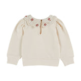 Emile & Ida Sweatshirt with Crochet Collar