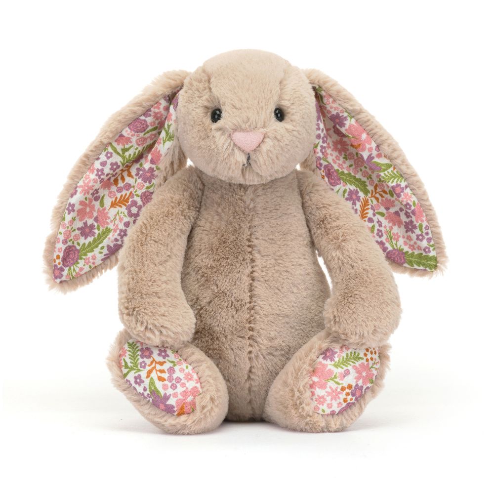 Jellycat Bashful Blossom Beige Bunny 'Petal' Little