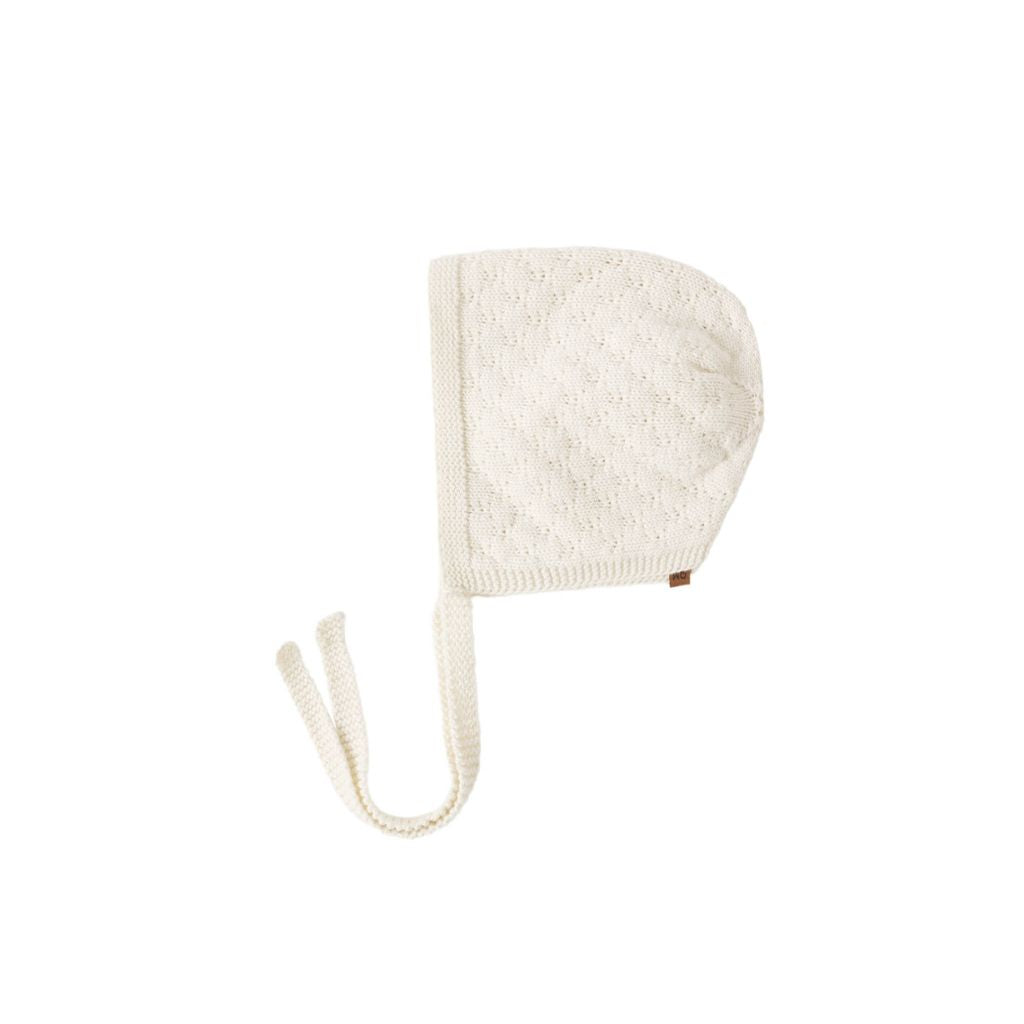 Quincy Mae Knit Bonnet Natural
