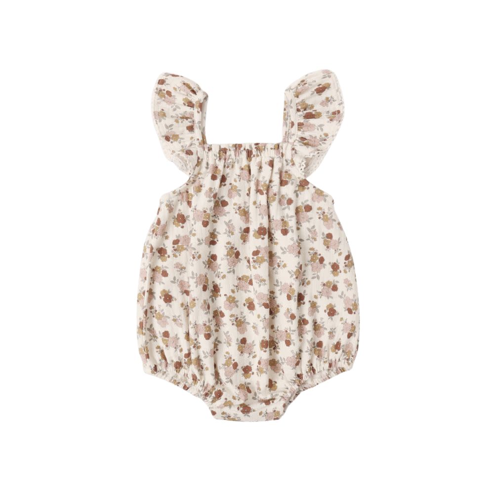 Quincy Mae Bonnie Romper Bloom