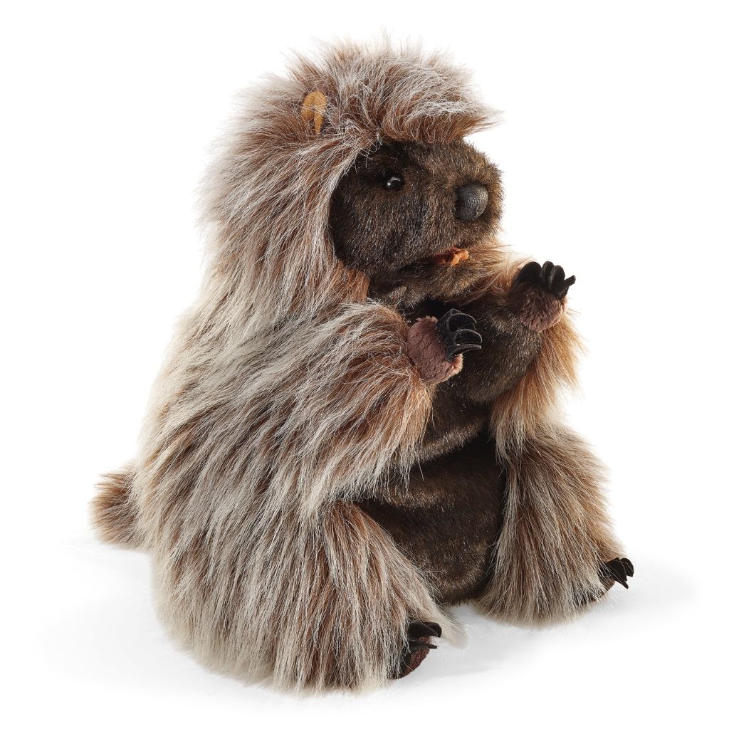 Hand Puppet Standing Porcupine