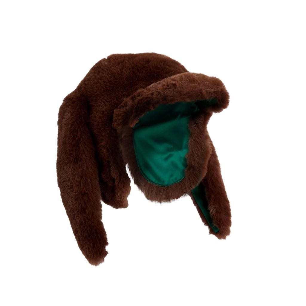 Mini Rodini Rabbit Ear Faux Fur Cap