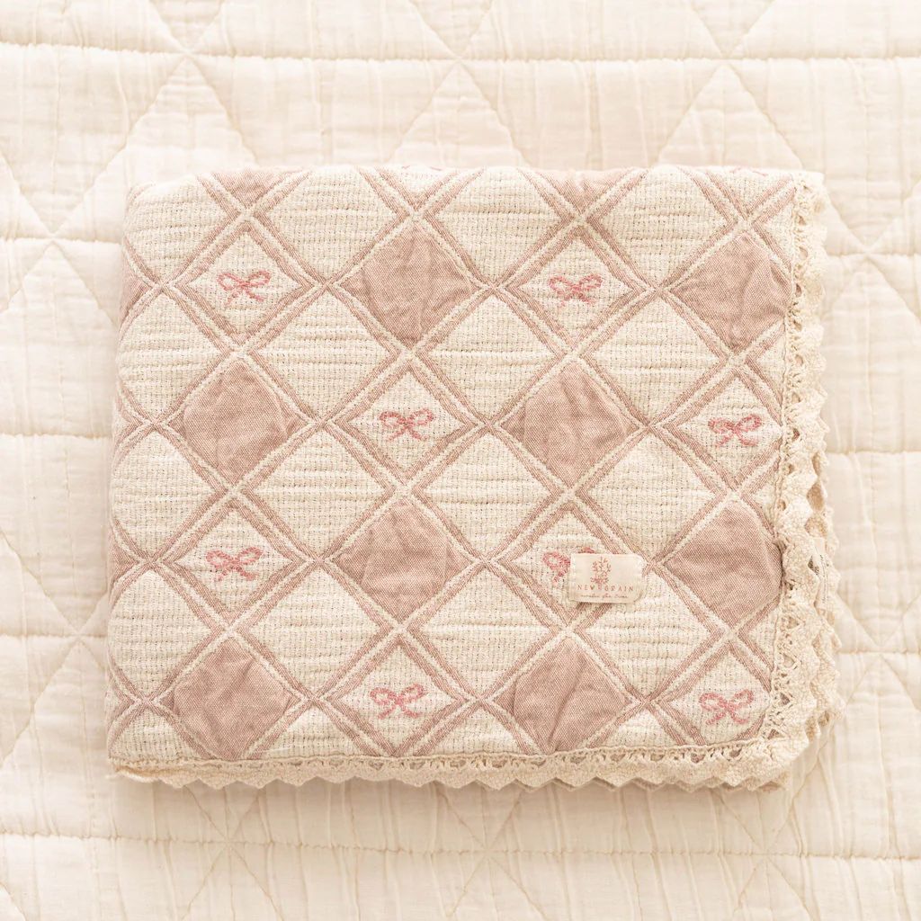 Patchwork Blanket - Bows