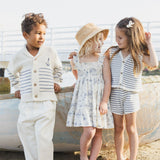 Rylee + Cru Sutton Dress Ocean Toile
