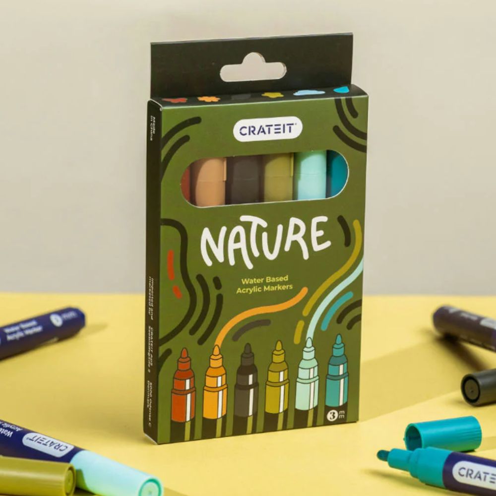 Crateit Nature Markers 3mm 6pcs