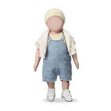 1 + in the Family Newborn SKIROS Muslim Denim Overall