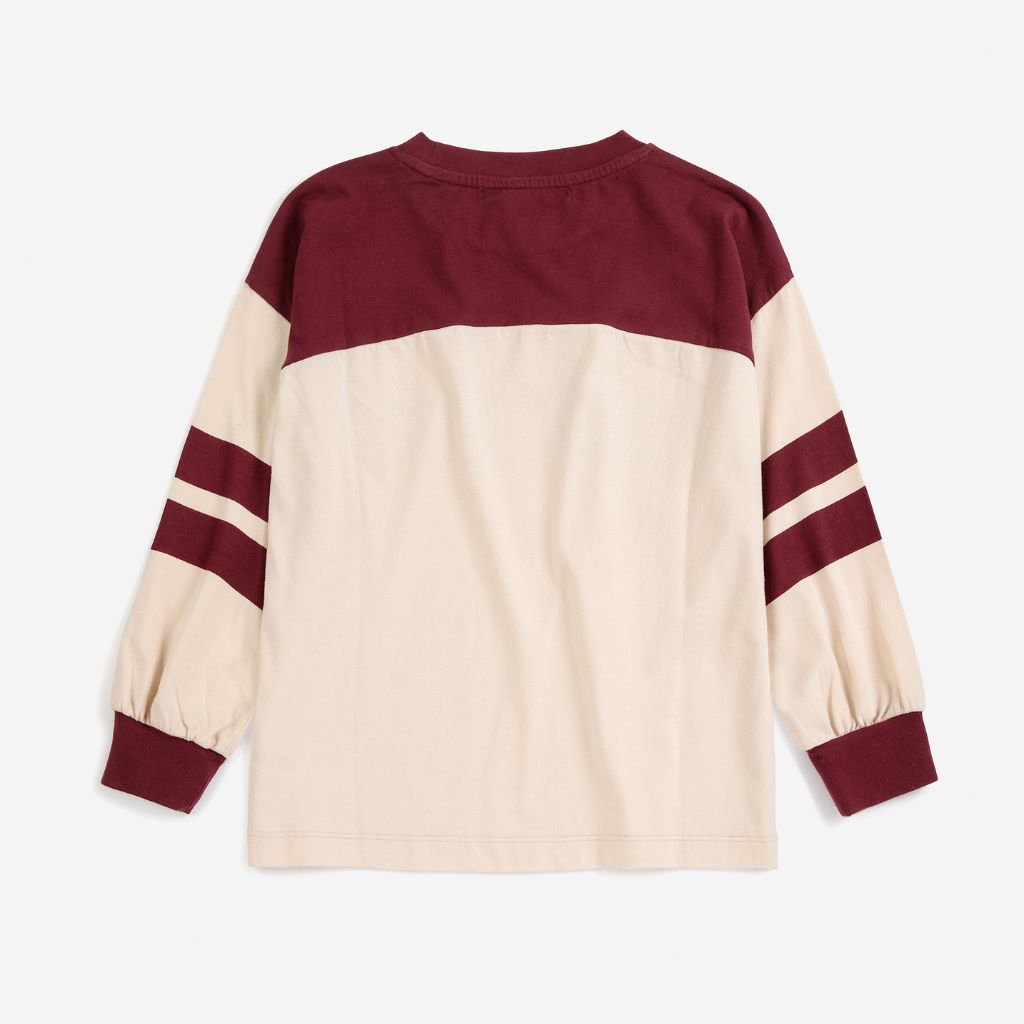 Bobo Choses Pop t-shirt in cream organic cotton jersey, crew neck, short sleeves