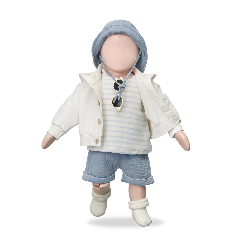 1 + in the family ANGELO Washed Denim Short