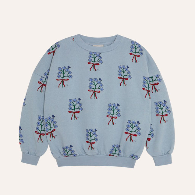 The Campamento Bouquets Light Blue Sweatshirt