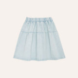 The Campamento Light Blue Denim Skirt