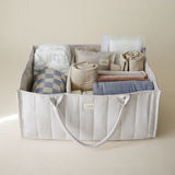 Mushie Diaper Caddy - Ivory