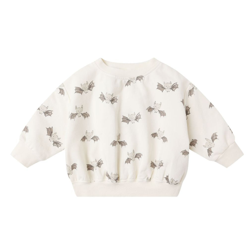 Quincy Mae Relaxed Fleece Sweatshirt Bats