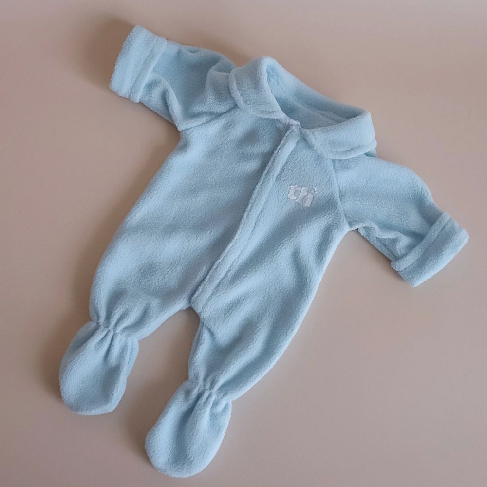 Tiny Harlow Footed Sleeper- Blue
