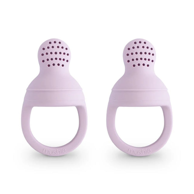 Mushie Silicone Fresh Food Feeder 2 Pack - Soft Lilac
