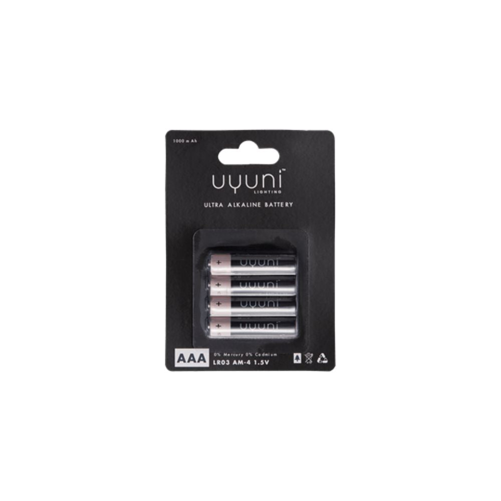 Uyuni (12/144) AAA Battery, 1,5V, 1000mAh (4-Pack)