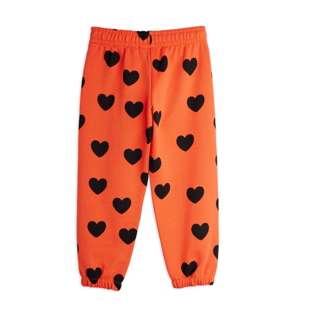 Mini Rodini Hearts Aop Piping Sweatpants