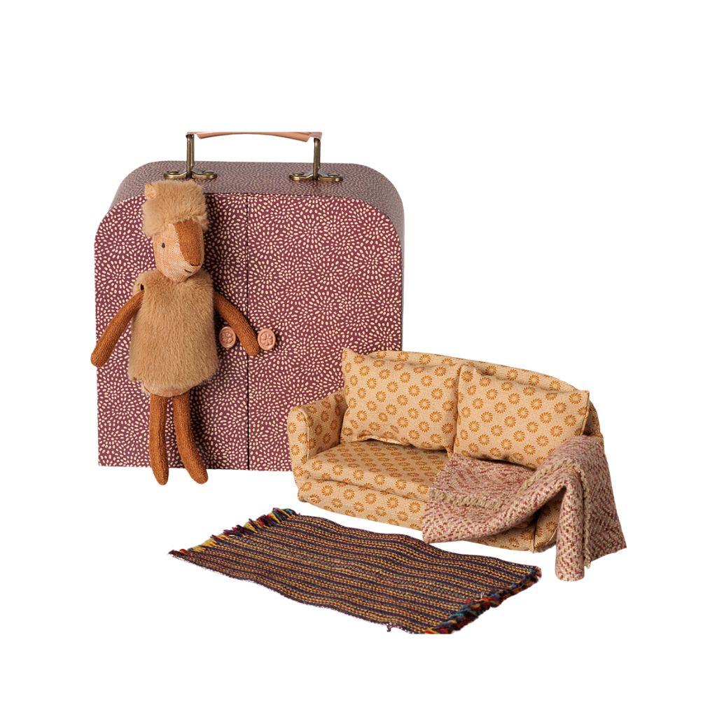 Maileg Reindeer in suitcase, Little sister