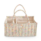Mushie Diaper Caddy - Pastel Blooms