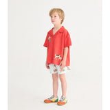 Bobo Choses Juicy Tomatoes woven shorts