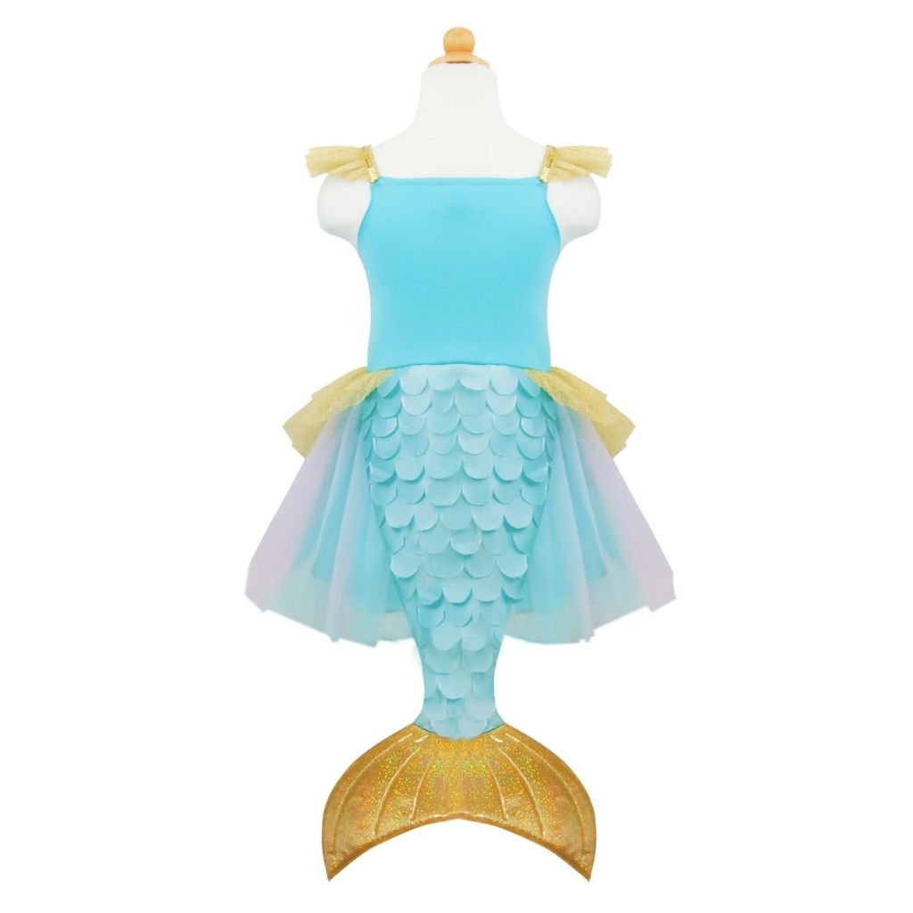 Mermalicious Dress with Tail, Size 3-4