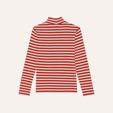 The Campamento Red Stripes Turtle Neck T Shirt