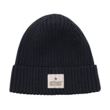Huttelihut Hat Wool Knit Color Solid Dark Navy
