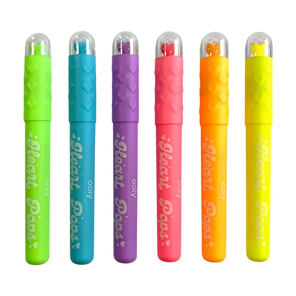 Heart Pops Neon Highlighters NEW