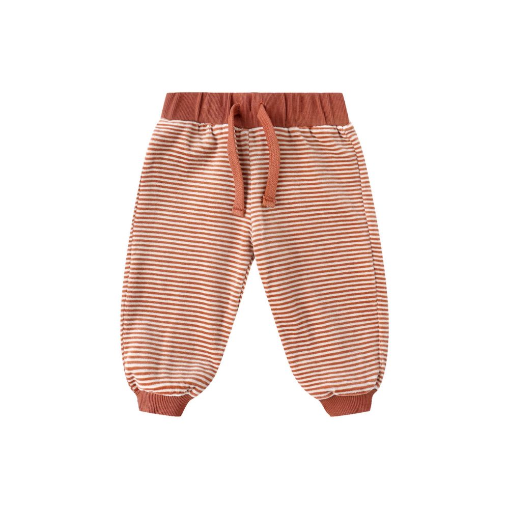 Quincy Mae Velour Relaxed Sweatpants Candy Stripe