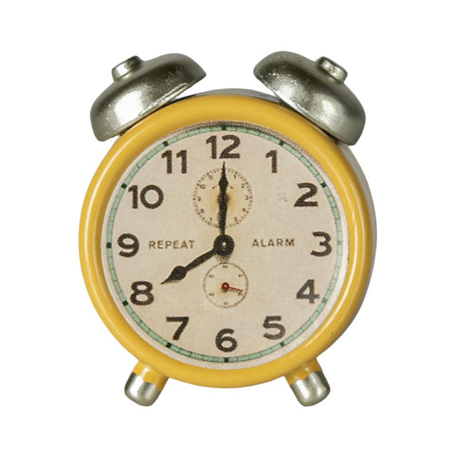 Maileg Alarm clock, Mouse Yellow