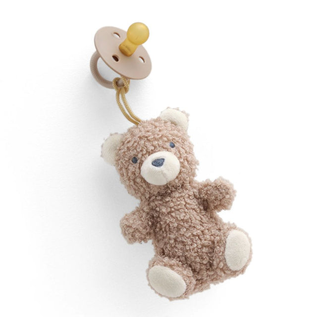 Itzy Bitzy Pal Natural Rubber Pacifier & Plush - Bear