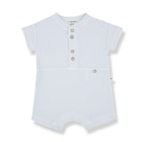 1 + in the Family Newborn VOLOS Waffle Jersey Romper