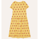 The Campamento Ladybug Allover Yellow Dress