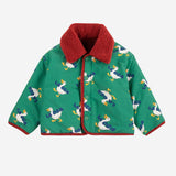 Bobo Choses Baby La Oca all over reversible Sheepskin Jacket