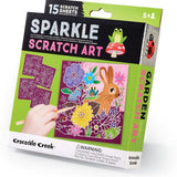 Crocodile Creek Sparkle Scratch Art/Garden