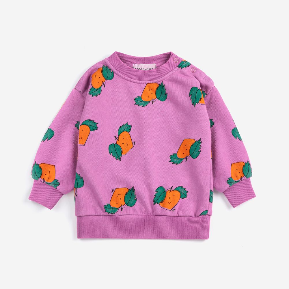 Bobo Choses Baby Tangerine all over sweatshirt
