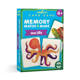 Eeboo Sea Life Memory Match & Make Game