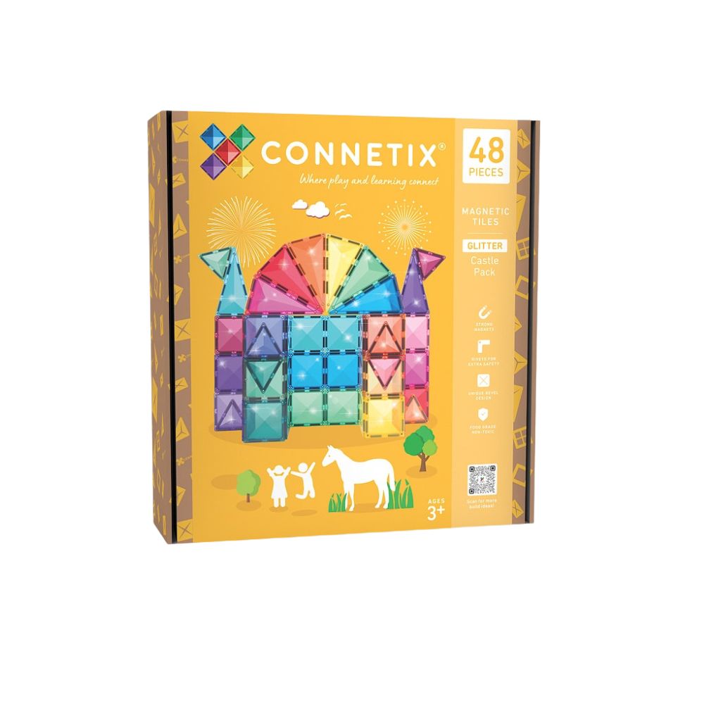 Connetix Glitter Castle Pack 48 pc